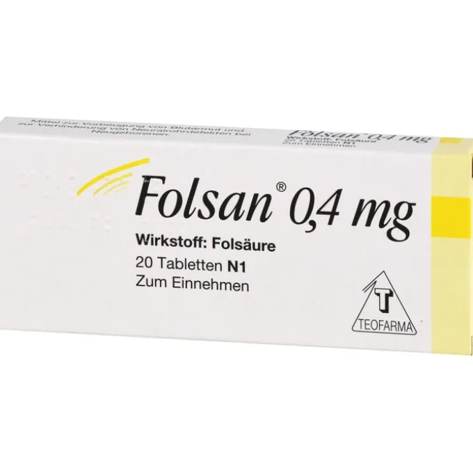 FOLSAN 0,4 mg Tabletten 20 St
