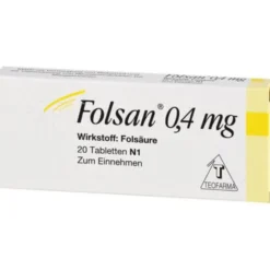 FOLSAN 0,4 mg Tabletten 20 St