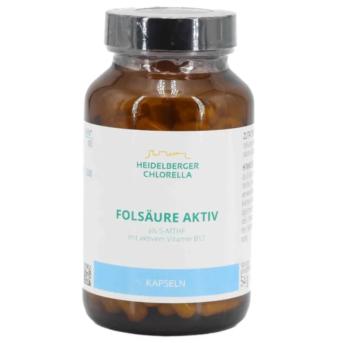 FOLSÄURE AKTIV plus Vitamin B12 aktiv Kapseln 120 Stück