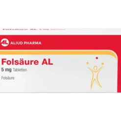 Folsäure AL 5 mg Tabletten bei Folsäuremangel 20 St