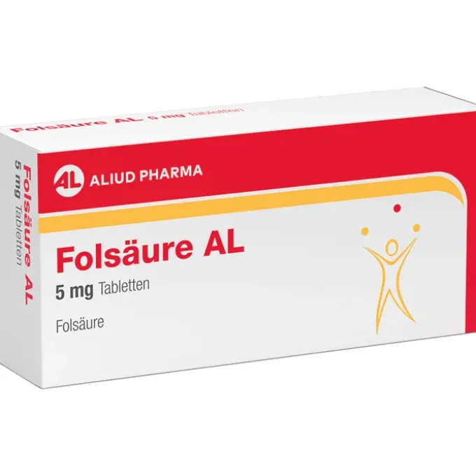Folsäure AL 5 mg Tabletten bei Folsäuremangel 20 St