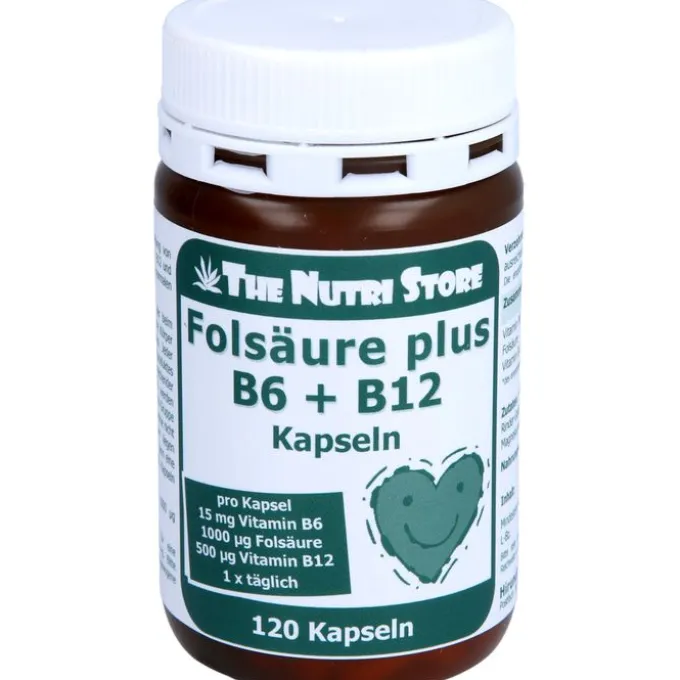 FOLSÄURE+B12+B6 Kapseln 120 Stück