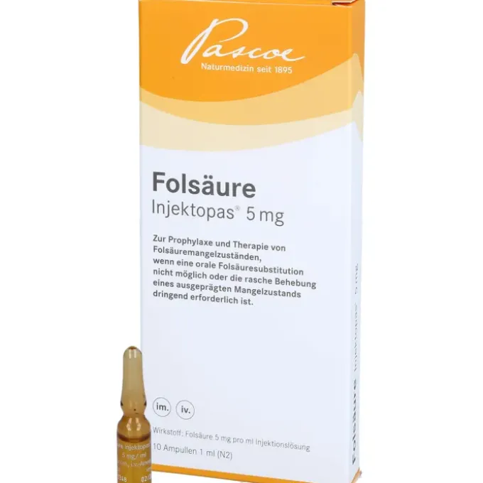 FOLSÄURE INJEKTOPAS 5 mg Injektionslösung 10 St