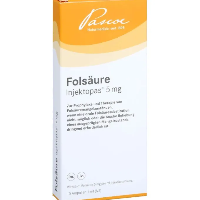 FOLSÄURE INJEKTOPAS 5 mg Injektionslösung 10 St