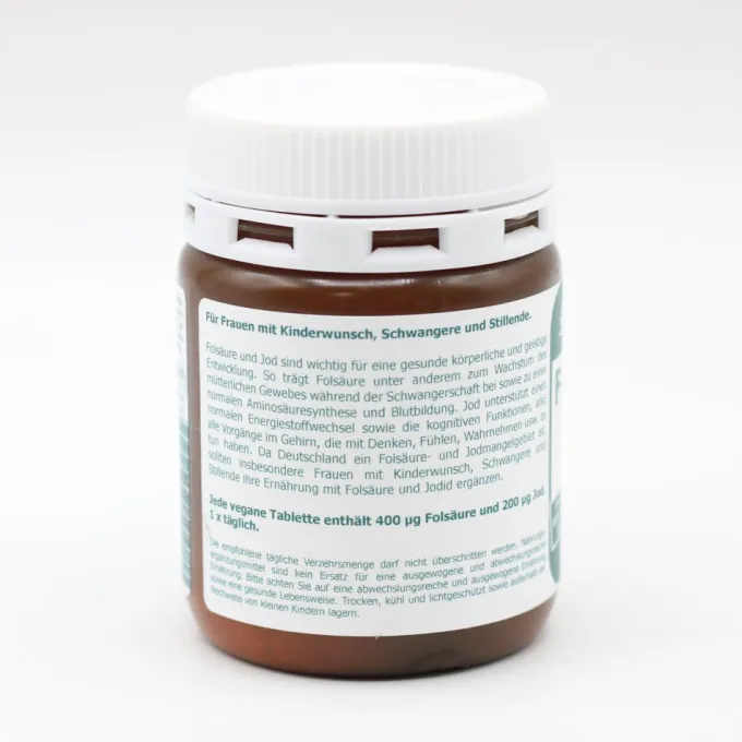 FOLSÄURE 400+Jod 200 Tabletten 240 Stück