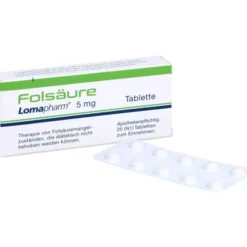 FOLSÄURE LOMAPHARM 5 mg Tabletten 20 St
