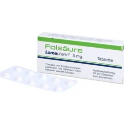 FOLSÄURE LOMAPHARM 5 mg Tabletten 20 St