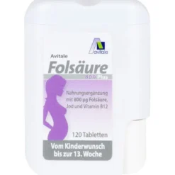 FOLSÄURE 800 Plus B12+Jod Tabletten 120 Stück