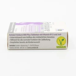 FOLSÄURE 800 Plus B12+Jod Tabletten 120 Stück