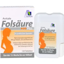 FOLSÄURE 400 Plus B12+Jod Tabletten 120 Stück