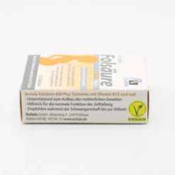 FOLSÄURE 400 Plus B12+Jod Tabletten 120 Stück