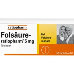 FOLSÄURE-RATIOPHARM 5 mg Tabletten 100 St
