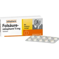 FOLSÄURE-RATIOPHARM 5 mg Tabletten 100 St