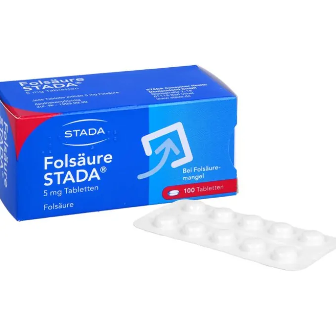 FOLSÄURE STADA 5 mg Tabletten 100 St