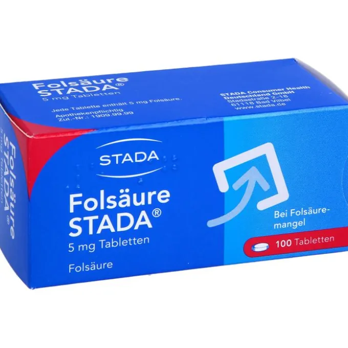 FOLSÄURE STADA 5 mg Tabletten 100 St