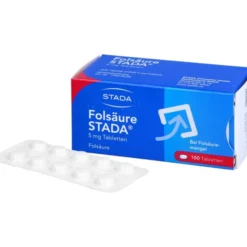 FOLSÄURE STADA 5 mg Tabletten 100 St