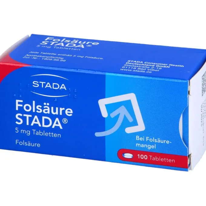 FOLSÄURE STADA 5 mg Tabletten 100 St