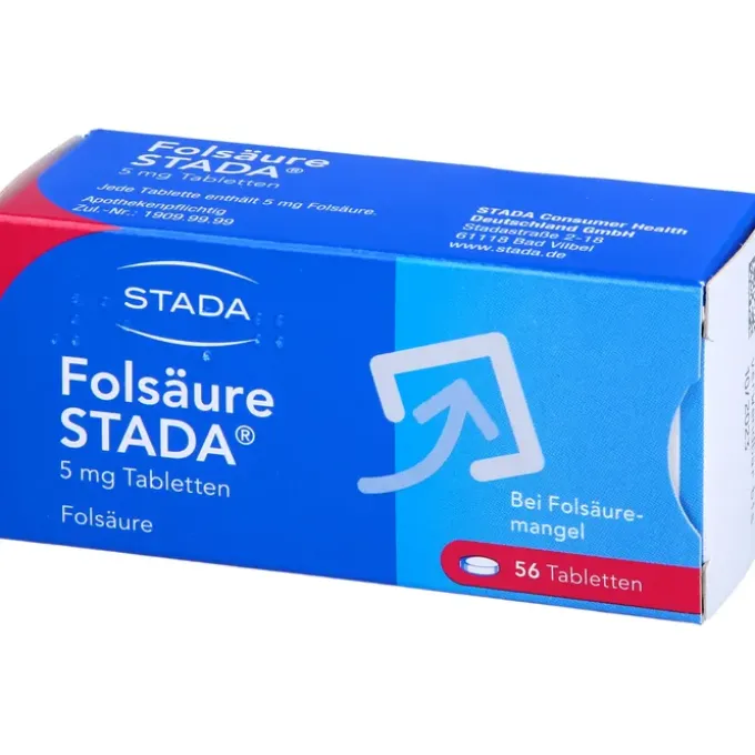 FOLSÄURE STADA 5 mg Tabletten 56 St