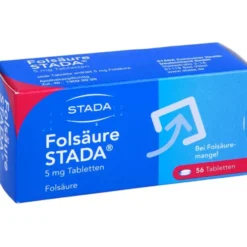 FOLSÄURE STADA 5 mg Tabletten 56 St