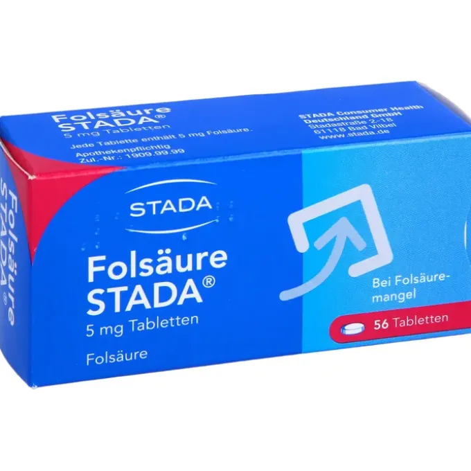 FOLSÄURE STADA 5 mg Tabletten 56 St