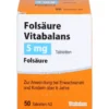 FOLSÄURE VITABALANS 5 mg Tabletten 50 St