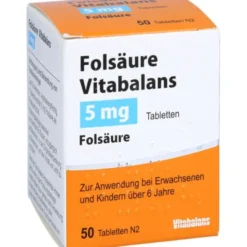 FOLSÄURE VITABALANS 5 mg Tabletten 50 St