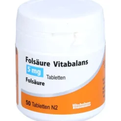 FOLSÄURE VITABALANS 5 mg Tabletten 50 St