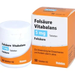 FOLSÄURE VITABALANS 5 mg Tabletten 50 St