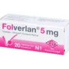 FOLVERLAN 5 mg Tabletten 20 St