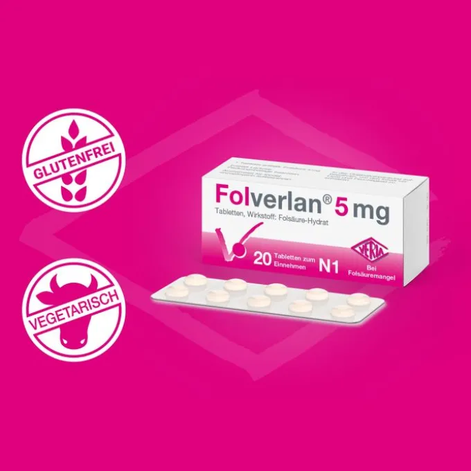 FOLVERLAN 5 mg Tabletten 20 St