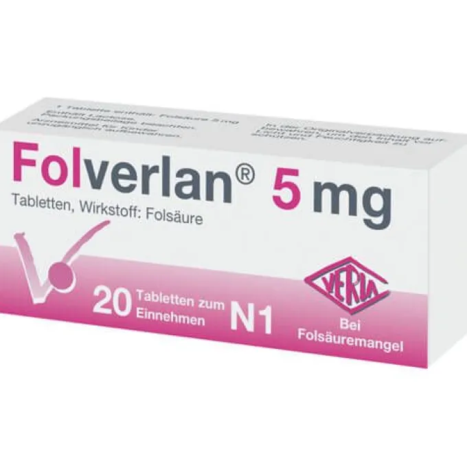 FOLVERLAN 5 mg Tabletten 20 St