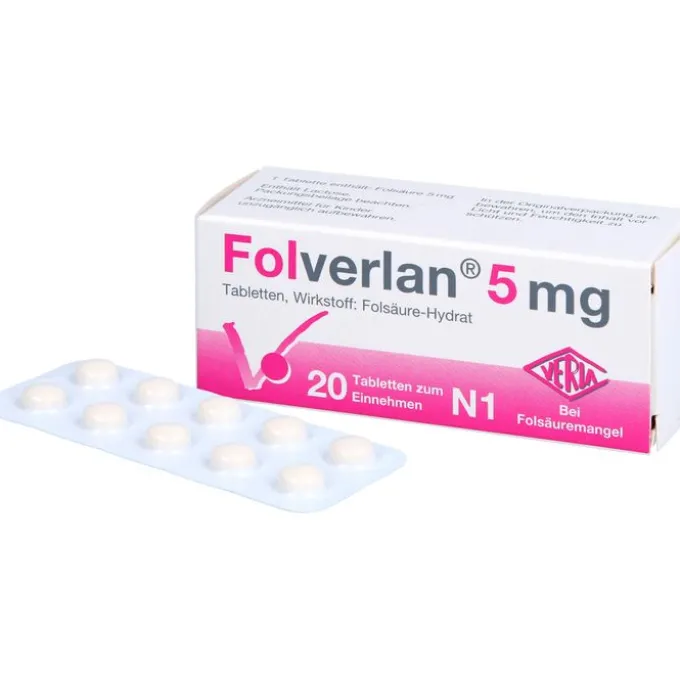FOLVERLAN 5 mg Tabletten 20 St