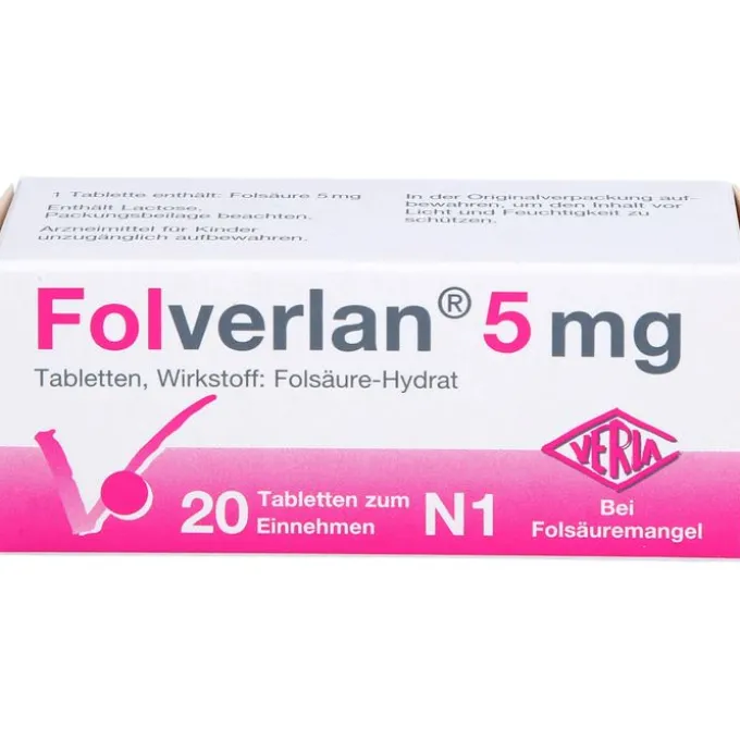 FOLVERLAN 5 mg Tabletten 20 St