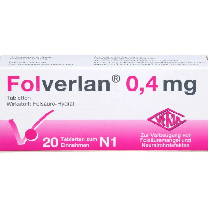 FOLVERLAN 0,4 mg Tabletten 20 St
