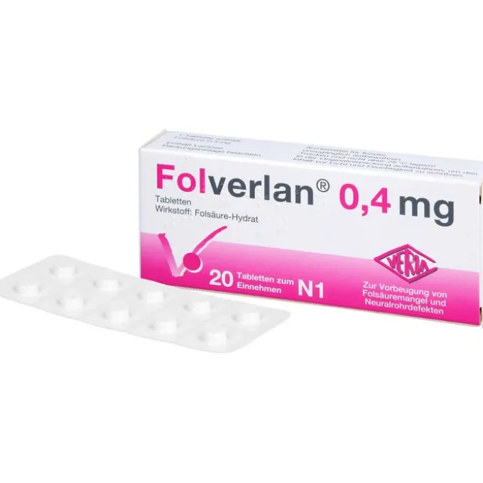 FOLVERLAN 0,4 mg Tabletten 20 St