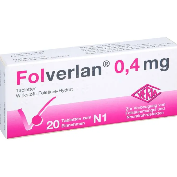 FOLVERLAN 0,4 mg Tabletten 20 St