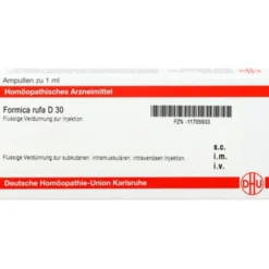 FORMICA RUFA D 30 Ampullen 8X1 ml