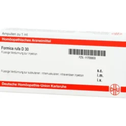 FORMICA RUFA D 30 Ampullen 8X1 ml