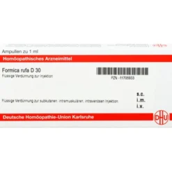 FORMICA RUFA D 30 Ampullen 8X1 ml