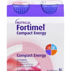 FORTIMEL Compact Energy Erdbeere 32 Stück