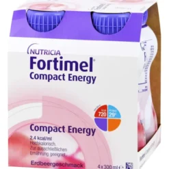 FORTIMEL Compact Energy Erdbeere 32 Stück