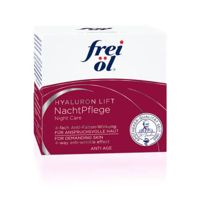 FREI ÖL Anti-Age Hyaluron Lift NachtPflege 50 ml
