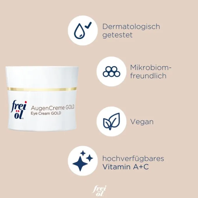 FREI ÖL Hydrolipid AugenCreme gold 15 ml