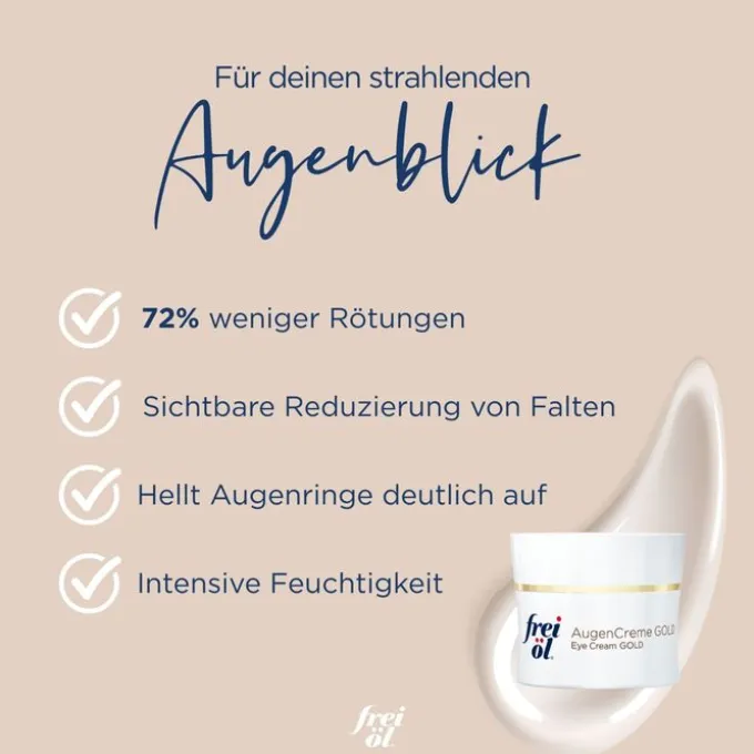 FREI ÖL Hydrolipid AugenCreme gold 15 ml