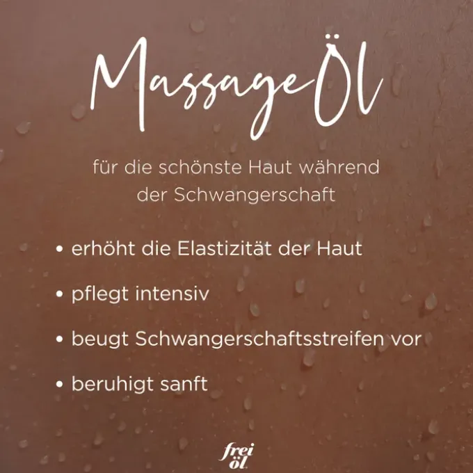 FREI ÖL MassageÖl für Schwangere 125 ml