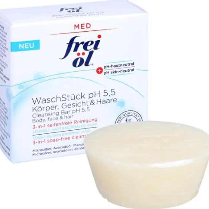 FREI ÖL WaschStück pH 5,5 Körper Gesicht Haare 90 g