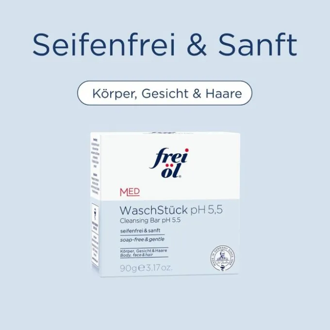 FREI ÖL WaschStück pH 5,5 Körper Gesicht Haare 90 g