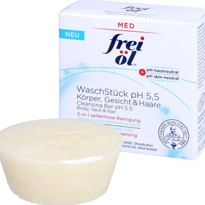 FREI ÖL WaschStück pH 5,5 Körper Gesicht Haare 90 g