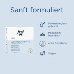 FREI ÖL WaschStück pH 5,5 Körper Gesicht Haare 90 g