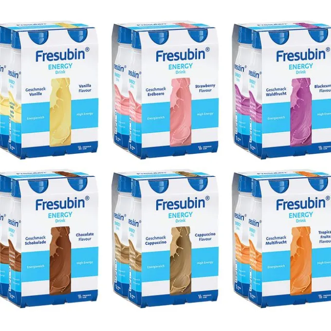 FRESUBIN ENERGY DRINK Mischkarton Trinkflasche Trinknahrung 24 Stück